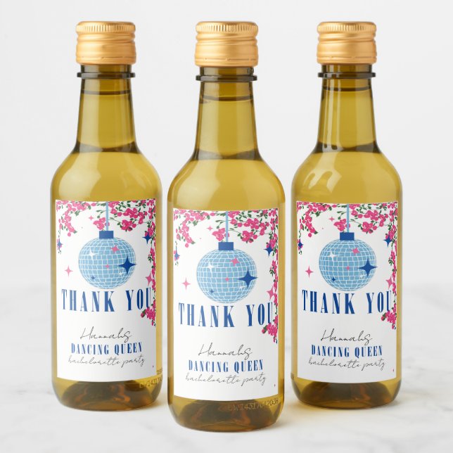 Santorini Musikalisk Bougainvillea Möhippa Vinetikett (Flaskor)