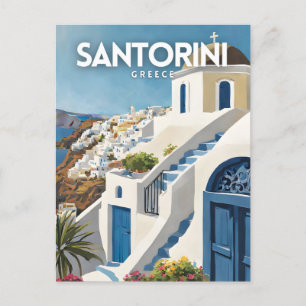 Santorini Nostalgi Vykort