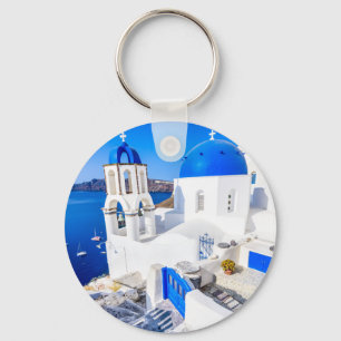 Santorini-nyckelkedjor Nyckelring