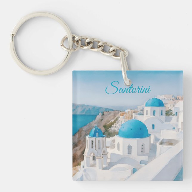 Santorini-nyckelring (Framsidan)