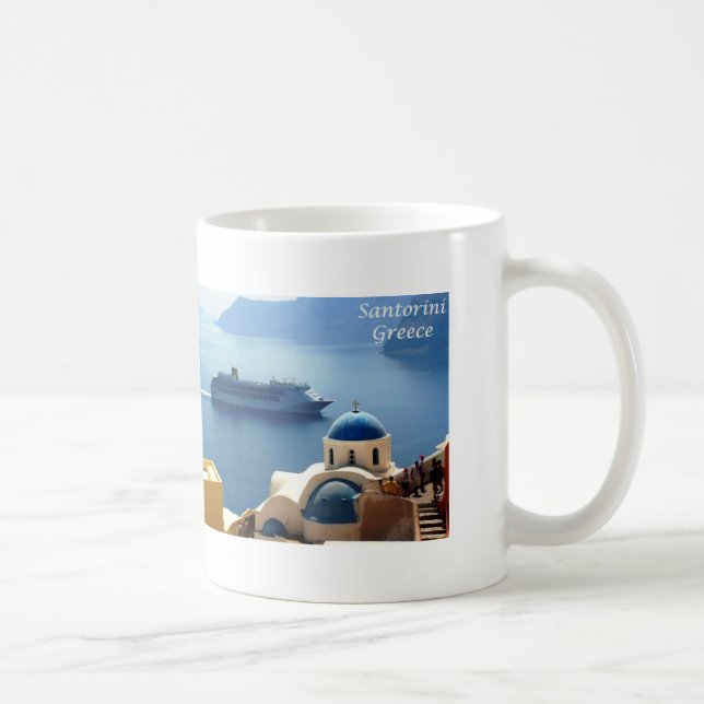 Santorini_Oia Kaffemugg (Höger)