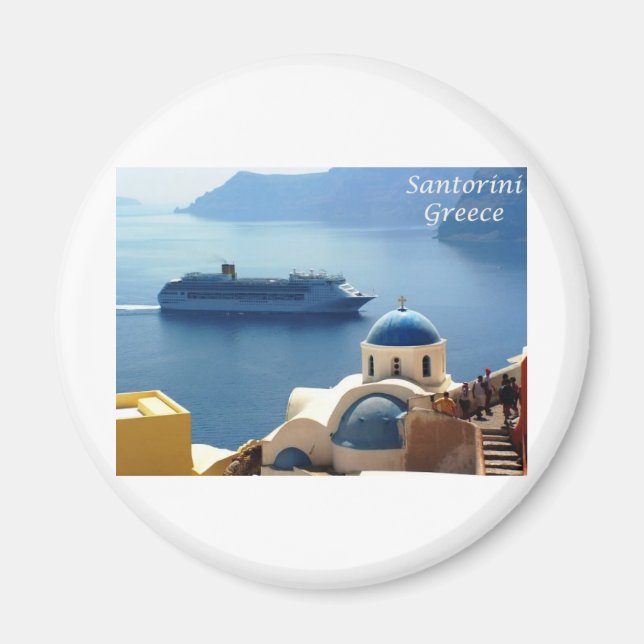 Santorini_Oia Magnet (Framsidan)