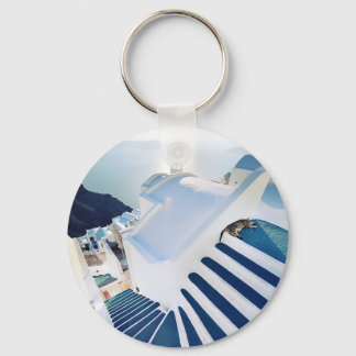 Santorini Oia Steps, Grekland Nyckelring
