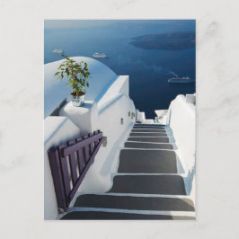 Santorini Oia Steps, Grekland Vykort