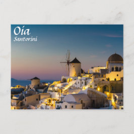 Santorini - Oias kommun vid vykort