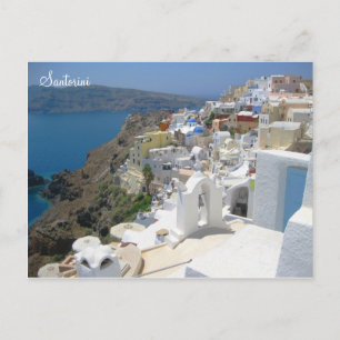 Santorini-ön Grekland Vykort