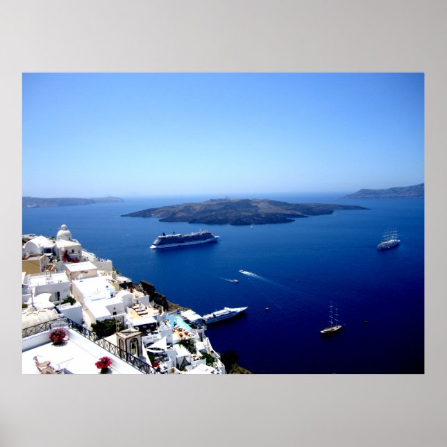 Santorini-patientscen Poster (Framsidan)