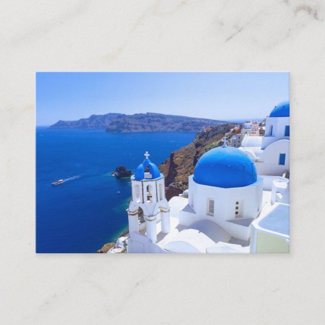 Santorini Placeringskort (Framsida)