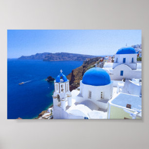Santorini Poster