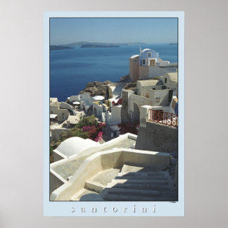 Santorini Poster utskrift (filmfotografi)