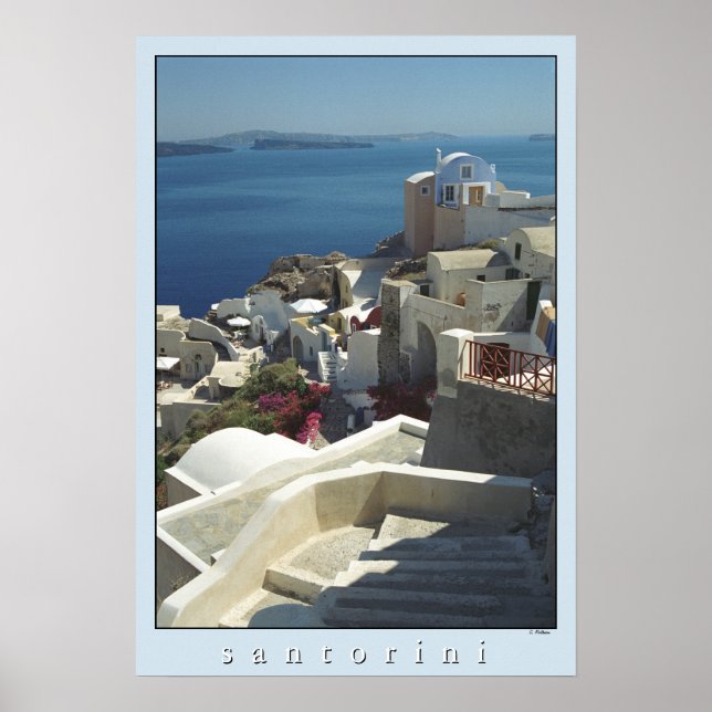 Santorini Poster utskrift (filmfotografi) (Framsidan)