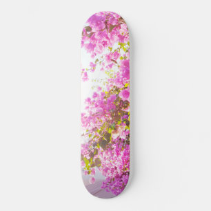 Santorini Rosa Flower Dream #1 #wall #art Mini Skateboard Bräda 18,5 Cm