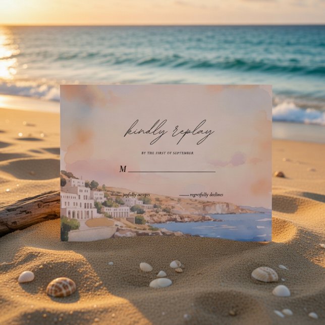 Santorini RSVP-kortmall | Medelhavet OSA Kort (Skapare uppladdad)