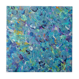 Santorini Sea Glass Abstrakt Ceramic Tile Kakelplatta