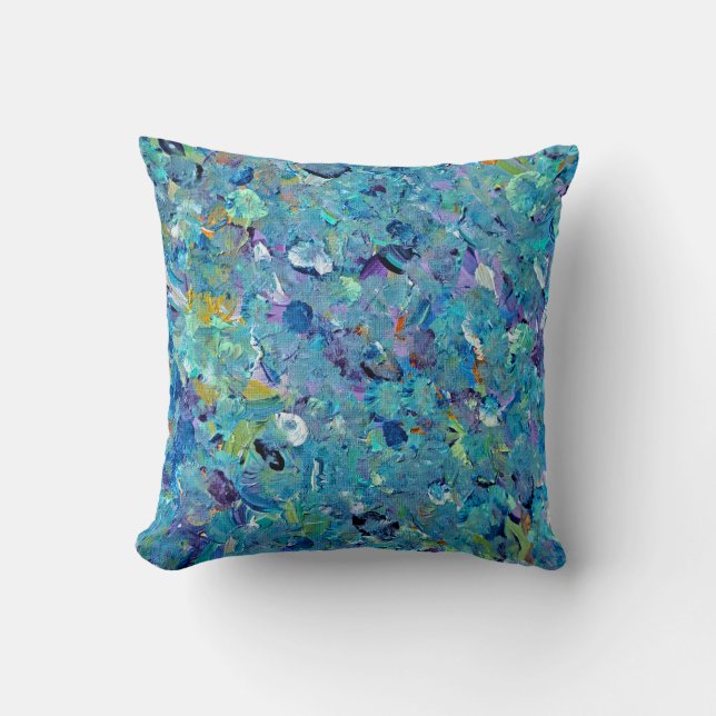 Santorini Seaglass Dekorativ kudde (Framsida)