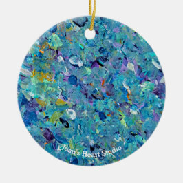 Santorini Seaglass Ornament