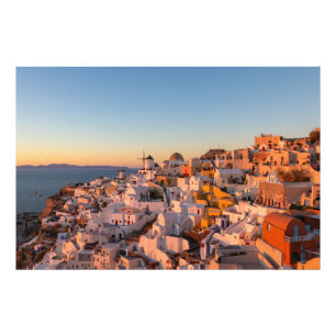 Santorini Solnedgång Fotografi