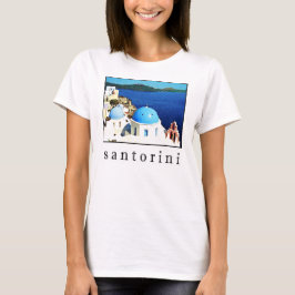 Santorini souvenirT-tröja (manar, kvinnor, barn) Tee