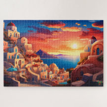 🌅 Santorini Sunset Serenity