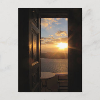 Santorini Sunset Vykort