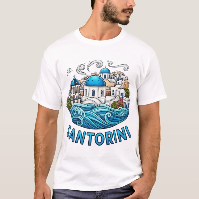 SANTORINI T-Shirt (Framsida)