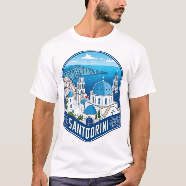 SANTORINI T SHIRT (Framsida)