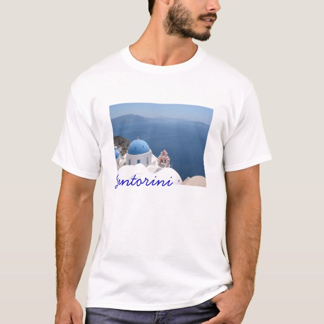 Santorini T-tröja Tee Shirt (Framsida)