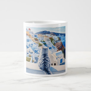 Santorini tillåter semester! Specialitet Mugg Jumbo Mugg