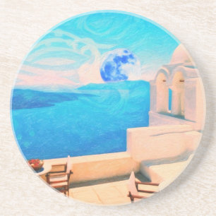 Santorini town Grekland Underlägg Sandsten