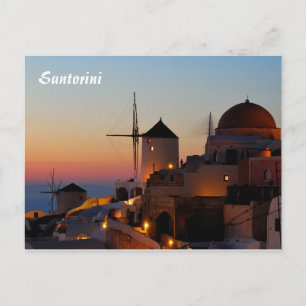 Santorini Vykort