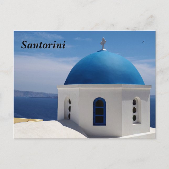Santorini Vykort (Framsida)