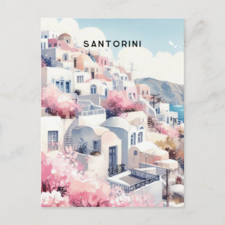 santorini vykort