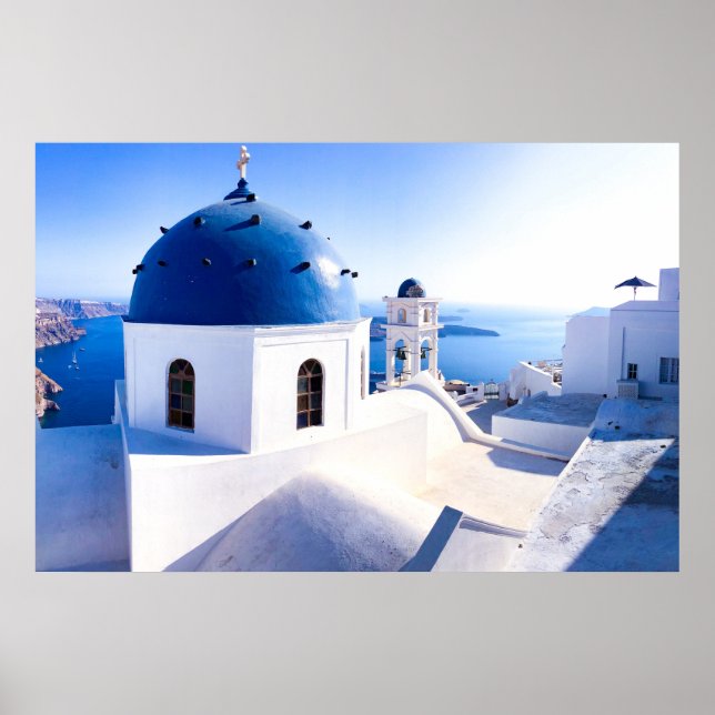Santorini Wall Art Poster (Framsidan)
