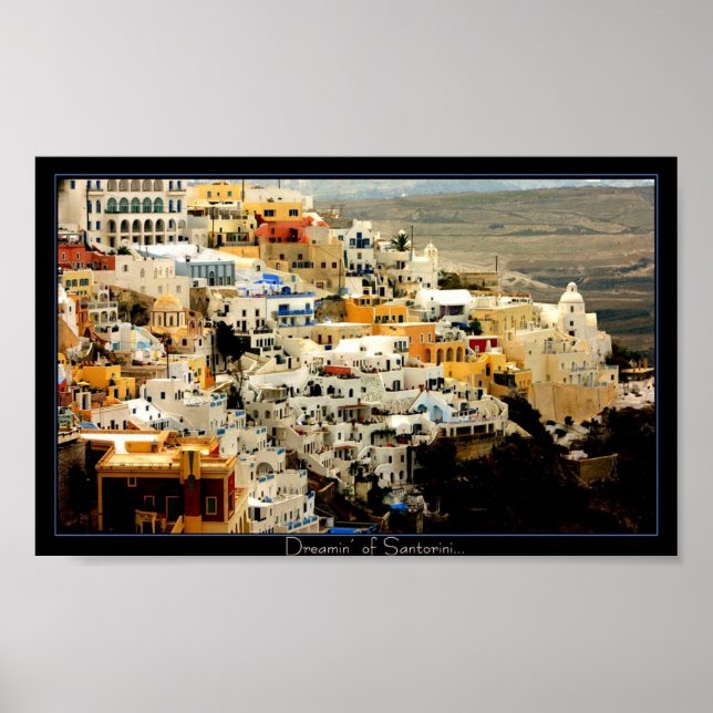 Santornini II Poster (Framsidan)