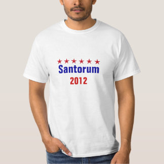 Santorum 2012 tee shirt