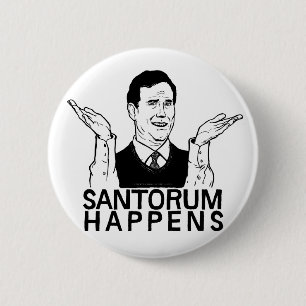 Santorum händer knäppas knapp