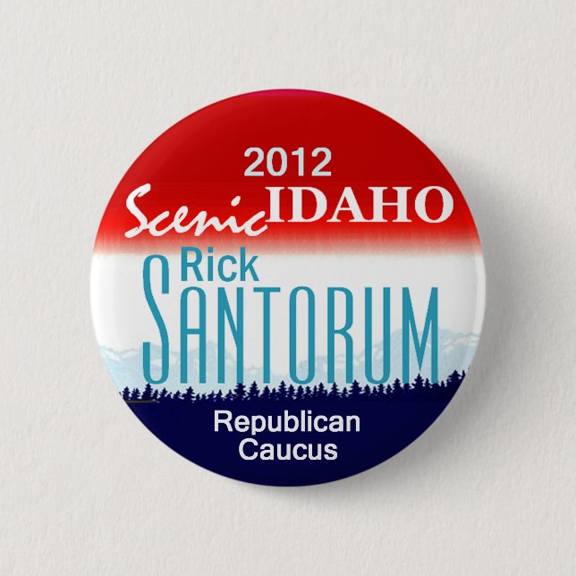 Santorum IDAHO knäppas Knapp (Framsida)