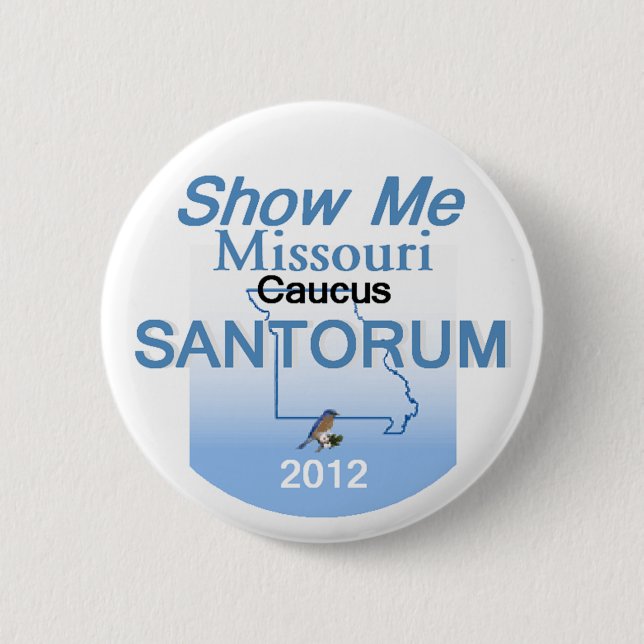 Santorum MISSOURI knäppas Knapp (Framsida)