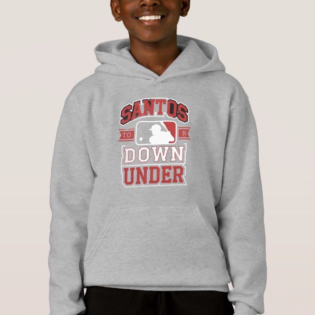 Santos Down under Baseball Logotyp T Shirt (Framsida)