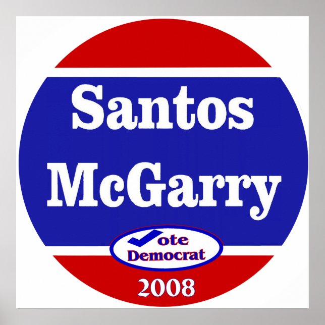 Santos McGarry 2008 Poster (Framsidan)