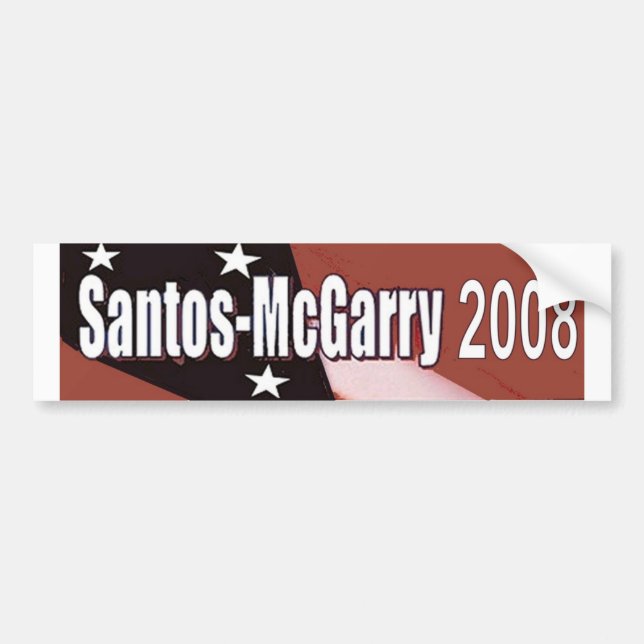 Santos McGarry i 2008 Bildekal (Framsidan)