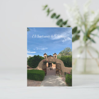 Santuario de Chimayo kyrka fotografi katolsk Vykort