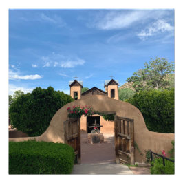Santuario de Chimayo kyrkofoto, katoliskt Fototryck