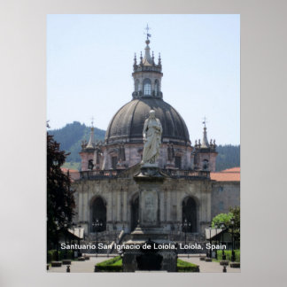 Santuario San Ignacio de Loiola, Loiola, Spanien Poster