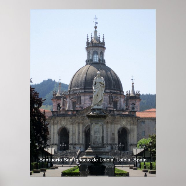 Santuario San Ignacio de Loiola, Loiola, Spanien Poster (Framsidan)