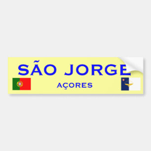 São Jorge Bumper Sticker Bildekal