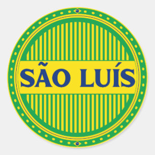 São Luís stadspr Pride – Brasiliansk identitet Runt Klistermärke