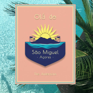 Sao Miguel Azores Portugal vykort