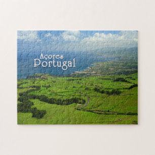 Sao Miguel grönt liggande Pussel
