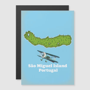 São Miguel Island Portugal karta